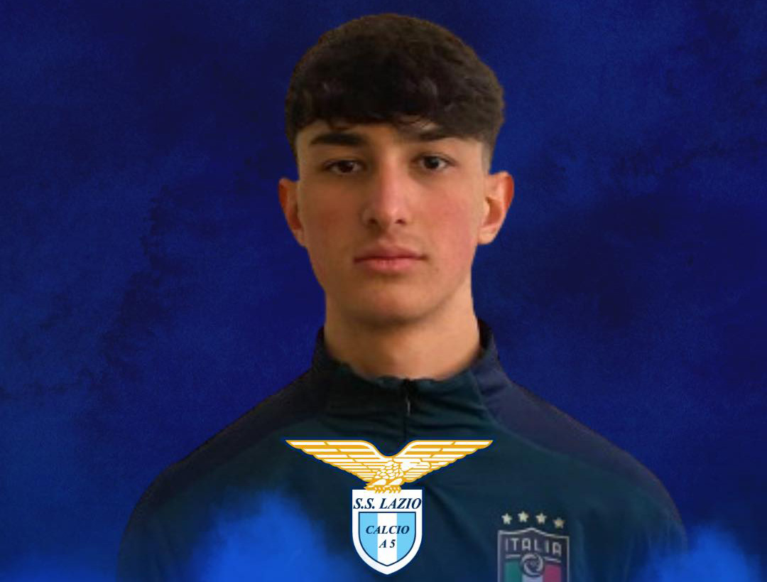 Alessio Colasanti a difesa dei pali della Lazio