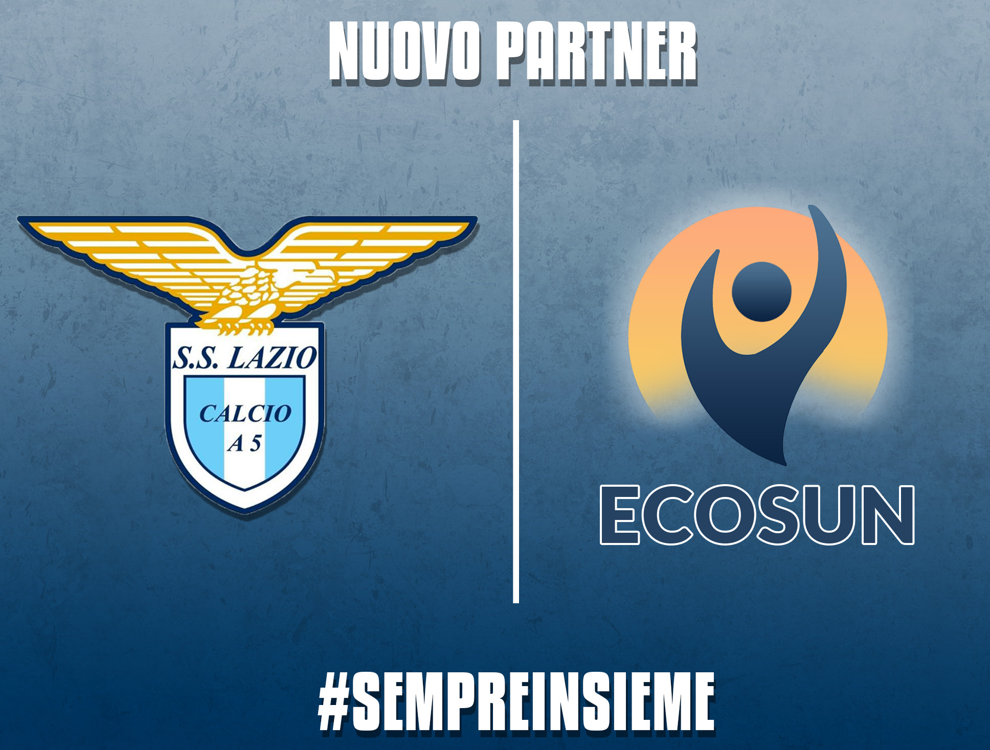 Ecosun nuovo partner della S.S. Lazio Calcio a 5